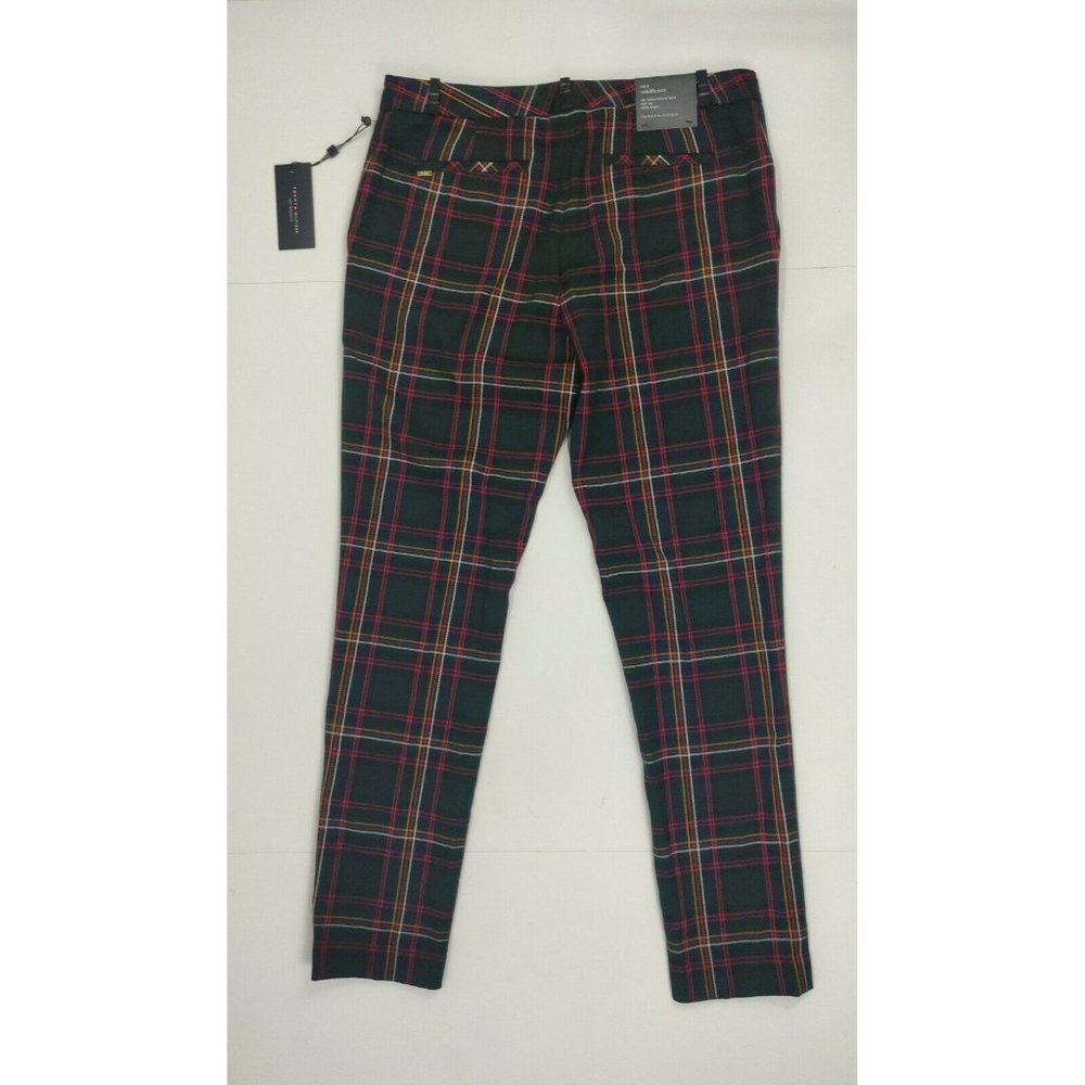 Tommy Hilfiger Womens Pants Size 2 Radcliffe Plaid - Picture 6 of 13